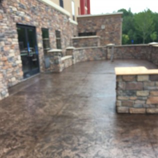 image of concrete patio