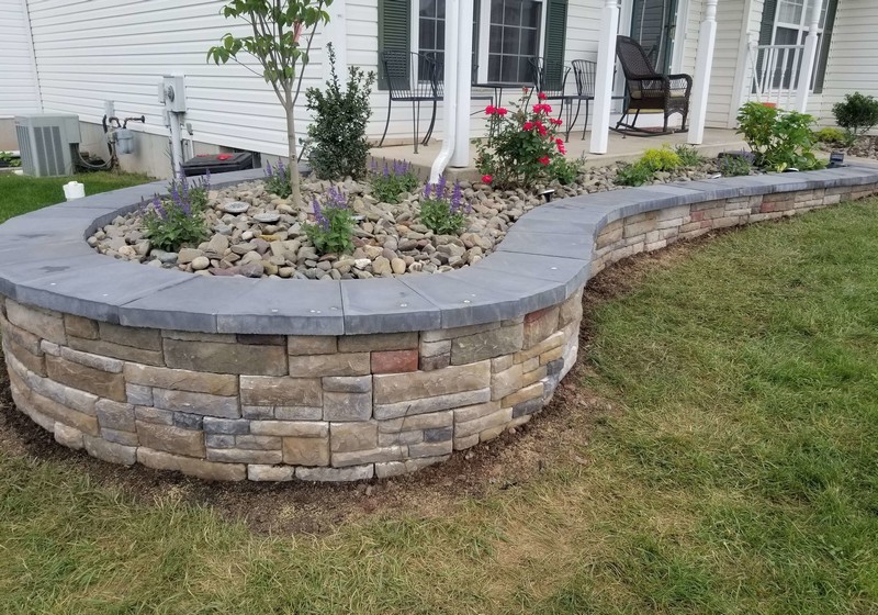 image of retaining walls